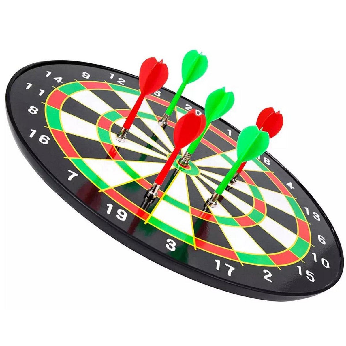 12" Magnetic Dart Board with 6 Darts Game Set - Ghosia Mall's