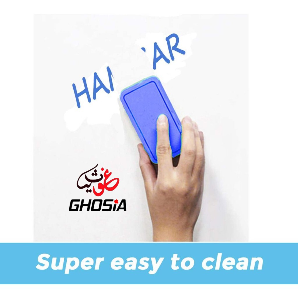 Adhesive Whiteboard Sticker With 2 Markers ( 36 inch x 15 inch ) Whiteboard Wall Sticker - Ghosia Mall's