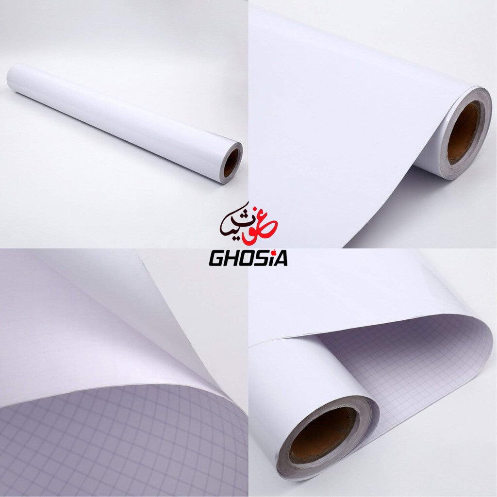 Adhesive Whiteboard Sticker With 2 Markers ( 36 inch x 15 inch ) Whiteboard Wall Sticker - Ghosia Mall's