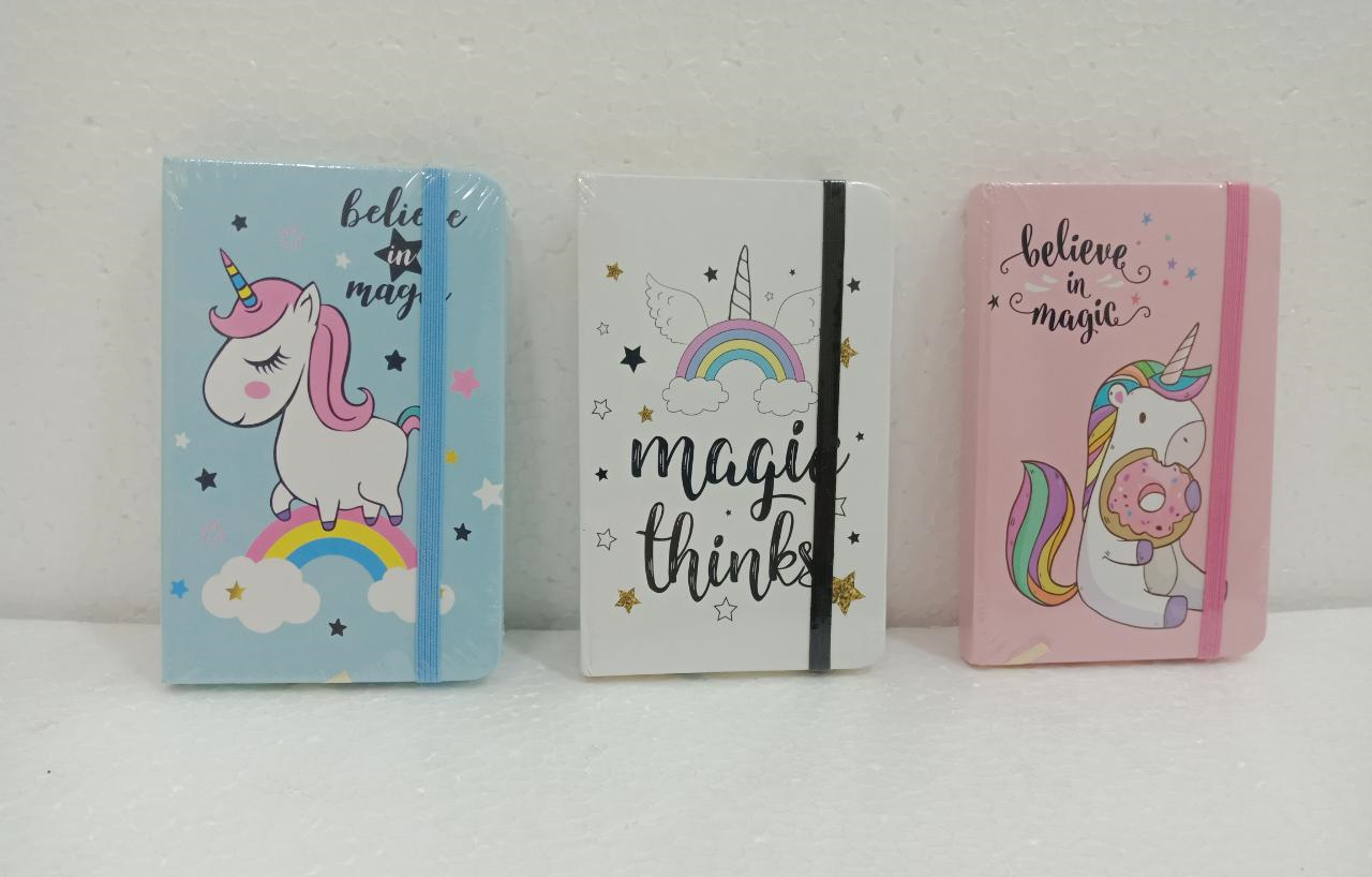 Unicorn Theme Journal Notebook Cute Kawaii Unicorn Printing Notebook Cartoon Diary Planner Notepad for Kids - Ghosia Mall's