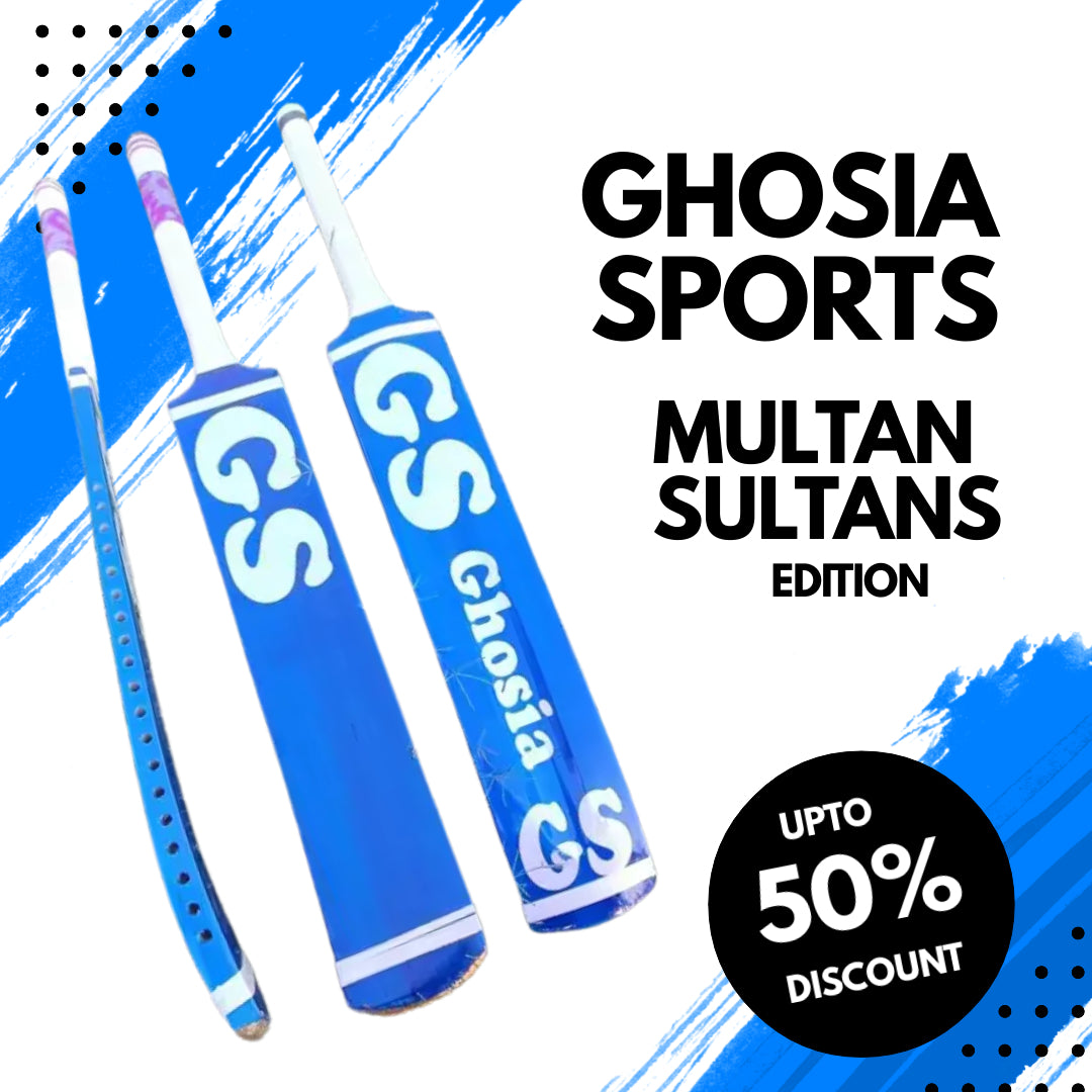 Ghosia Sports Multan Sultan Edition Cricket Bat with Bag - Ghosia Mall's