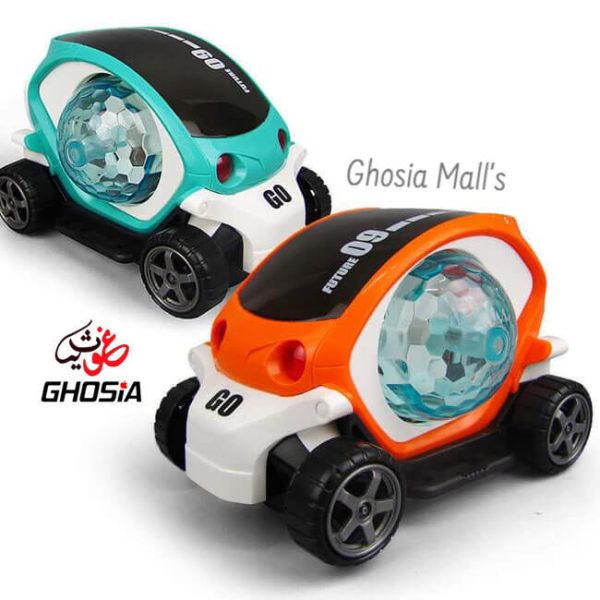 Musical & Flashing Light car 360° Flashing Lights & Music 3D Electric Toy 09 Future Cars for Kids - Ghosia Mall's