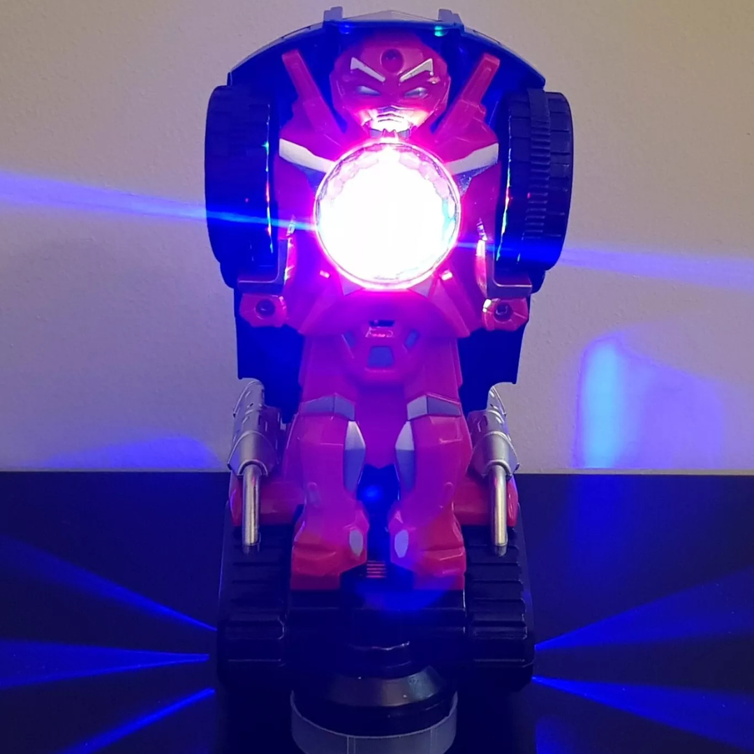 Deformation Motorcycle & Spiderman Toy with Flashing Lights & Music - Ghosia Mall's