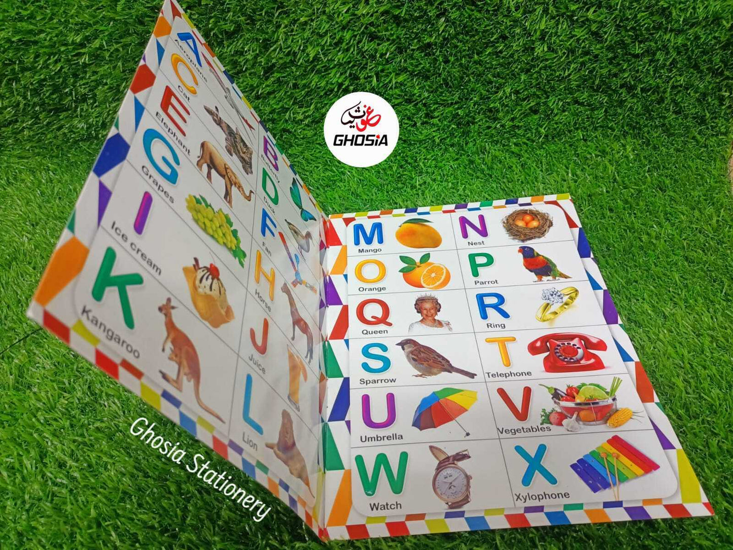 3 in 1 Early Learning Reading Book Colorful Large Size For Pre-School Children - Ghosia Mall's