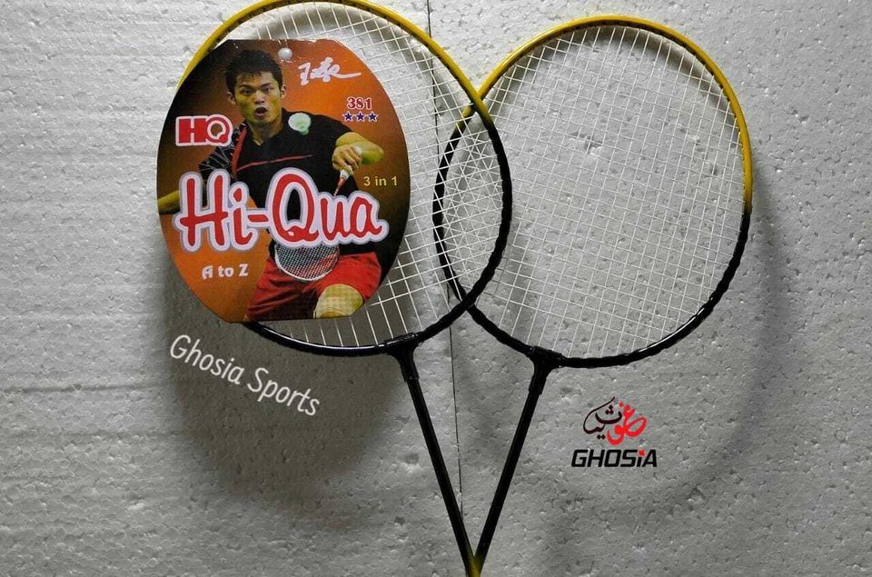 Branded 3 Star Hi Qua Rackets A to Z Rackets Pair With Beautiful Grip - Ghosia Mall's