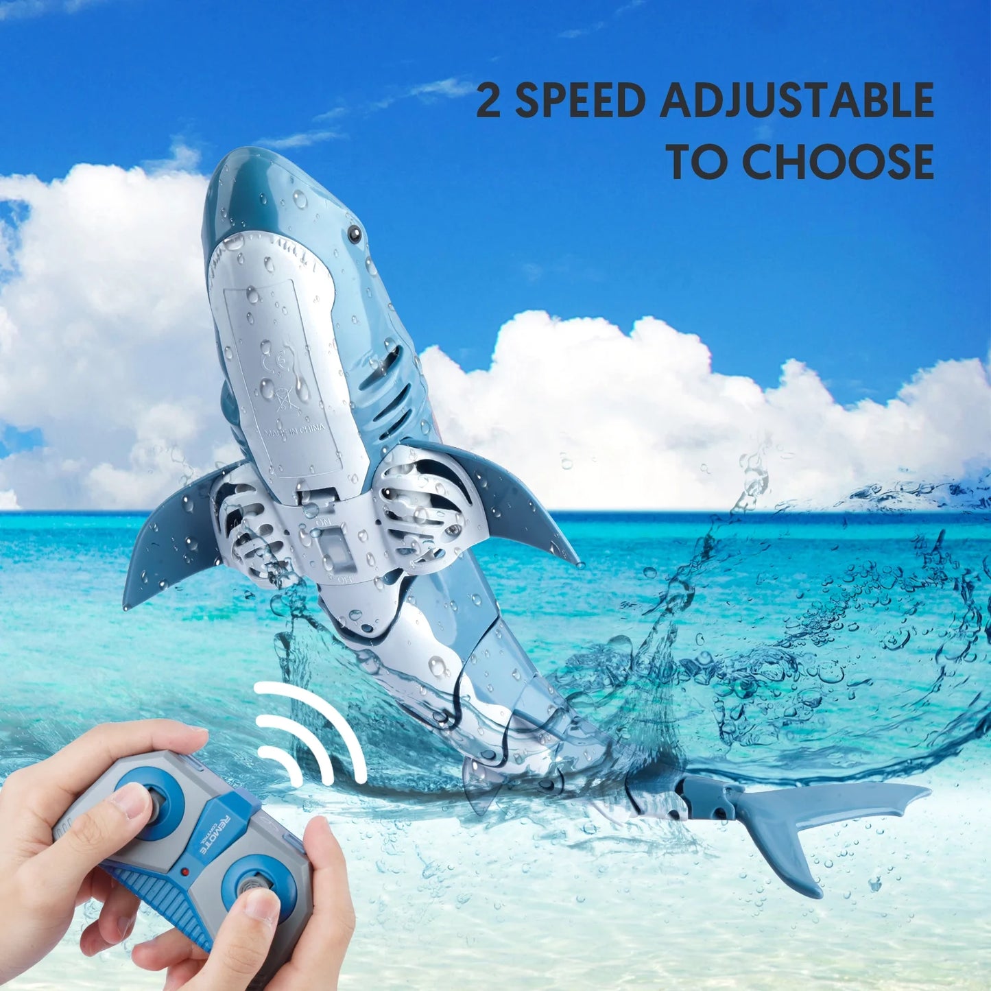 Remote Control Shark Toys RC Shark Toy for Boys Girls Swimming Pool Toys - Ghosia Mall's