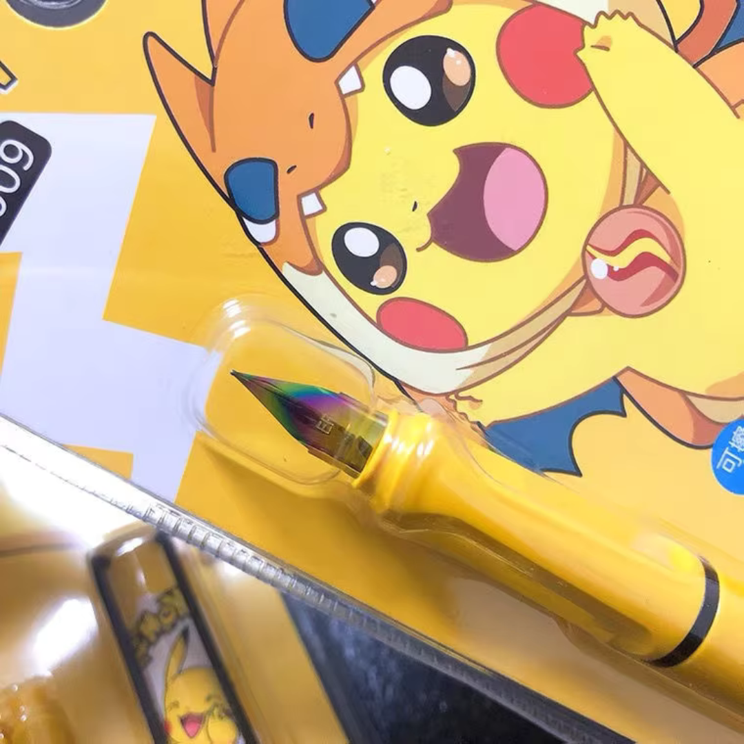 Pikachu Pen Set New Cartoon Pens With Remover Cute Pens Pens Luxury pens Korean Style Stationery - Ghosia Mall's