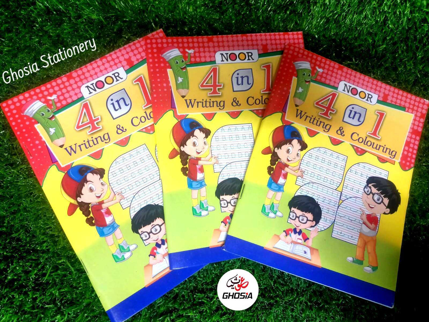 4 in 1 Early Learning Writing, Reading And Activities & Coloring Book - Ghosia Mall's