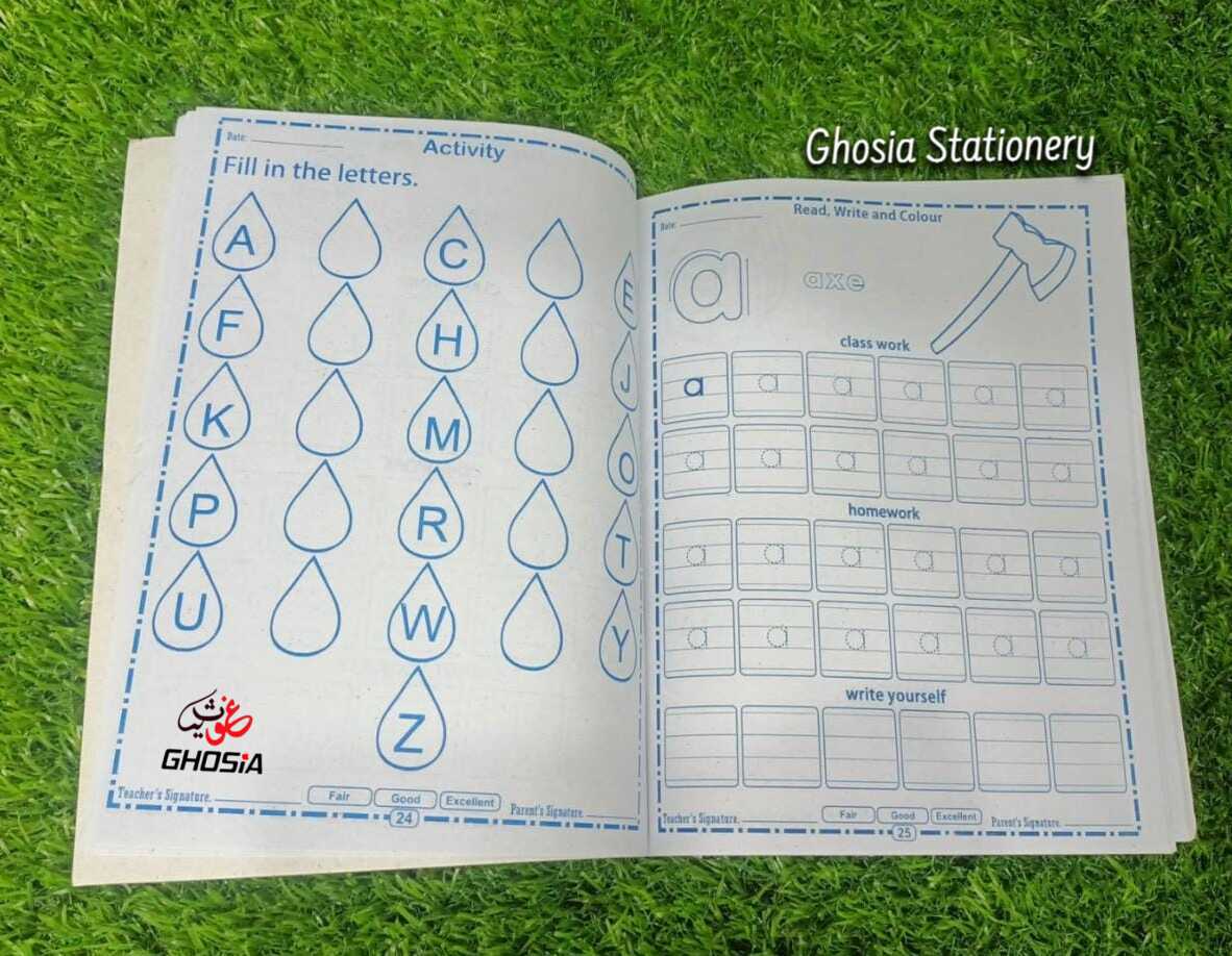 4 in 1 Early Learning Writing, Reading And Activities & Coloring Book - Ghosia Mall's