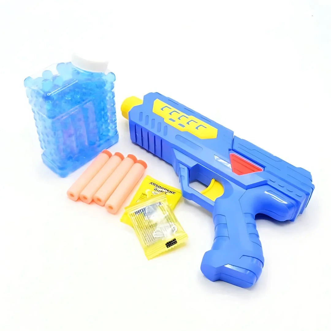 2-in-1 Blaster Toy Gun | Soft Dart & Water Ball Shooter for Kids | Fun Action Toys for Boys! - Ghosia Mall's