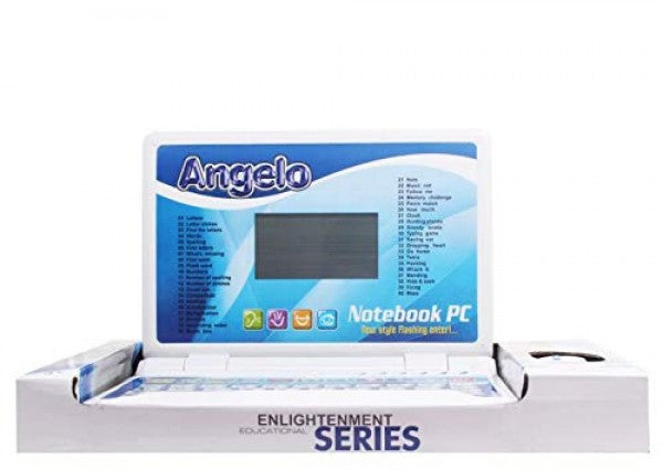 40 Activities English Learner Kids Digital Notebook Educational Laptop with Mouse (40 Activities Laptop) - Ghosia Mall's