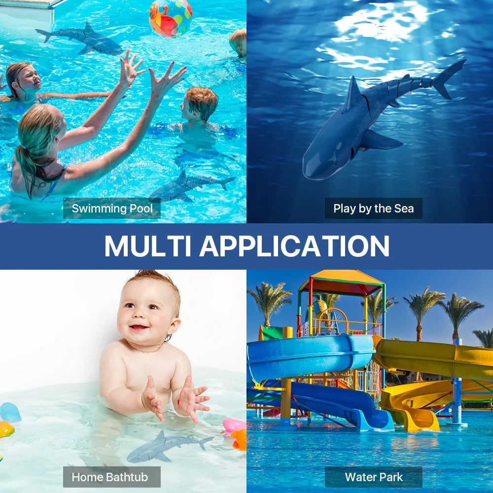 Remote Control Shark Toys RC Shark Toy for Boys Girls Swimming Pool Toys - Ghosia Mall's