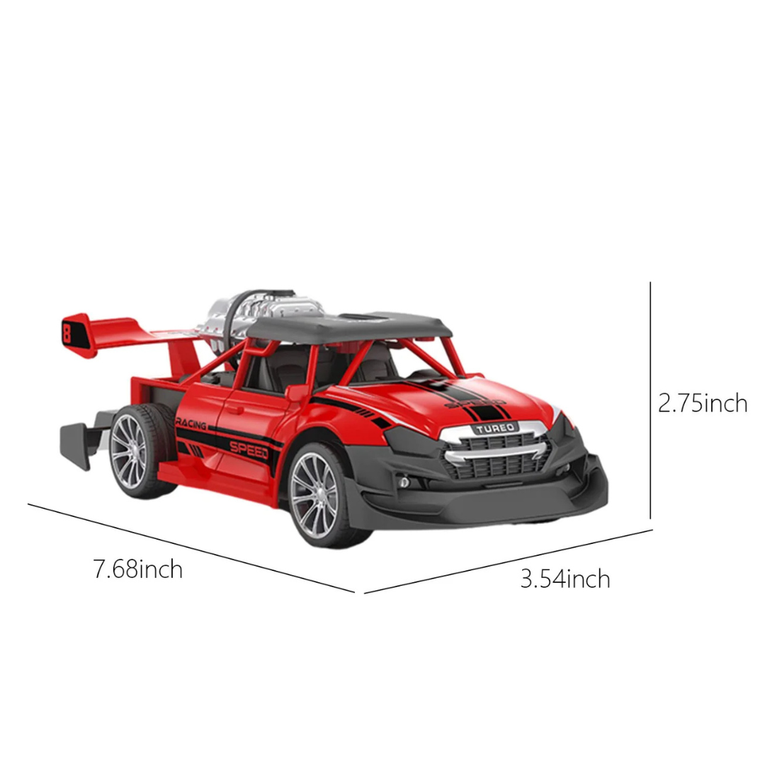 Drift Spray Type RC Car 1:18 Scale High-Speed Rechargeable & Remote Control Racing Car - Ghosia Mall's