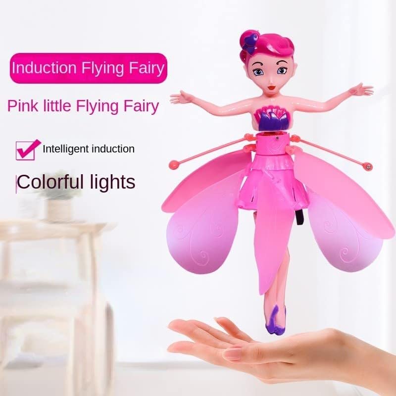 Little Princess Flying Doll Hand Sensor Flying Fairy Doll Gifts for Girls With Colorful Flashing Lights - Ghosia Mall's