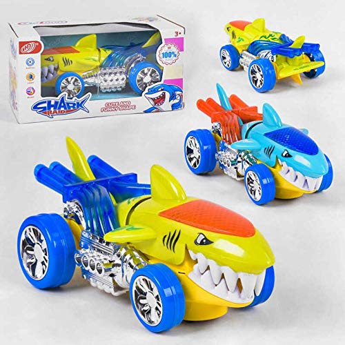 Shark Raid Car For Kids With Bump & Go feature, Lighting And Sounds - Ghosia Mall's