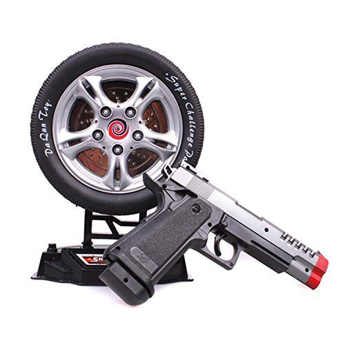 Wheel Shooting Game Laser Target Infrared Gun Toy with Music and Lights, Shooting Game for Kids - Ghosia Mall's
