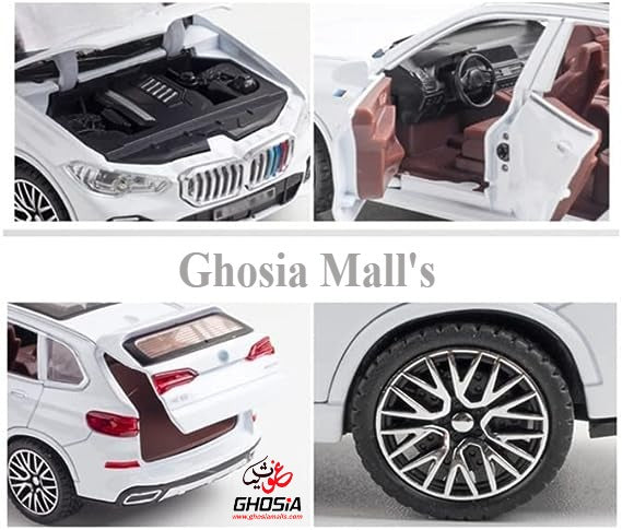 Luxurious Cars Model Cars Metal Body Die Cast Cars With Real Life Simulation Flashing Lights & Sound Effects 6 Door Open Close Function 1:28 Scale Fancy Die Cast Cars For Kids & Adults - Ghosia Mall's