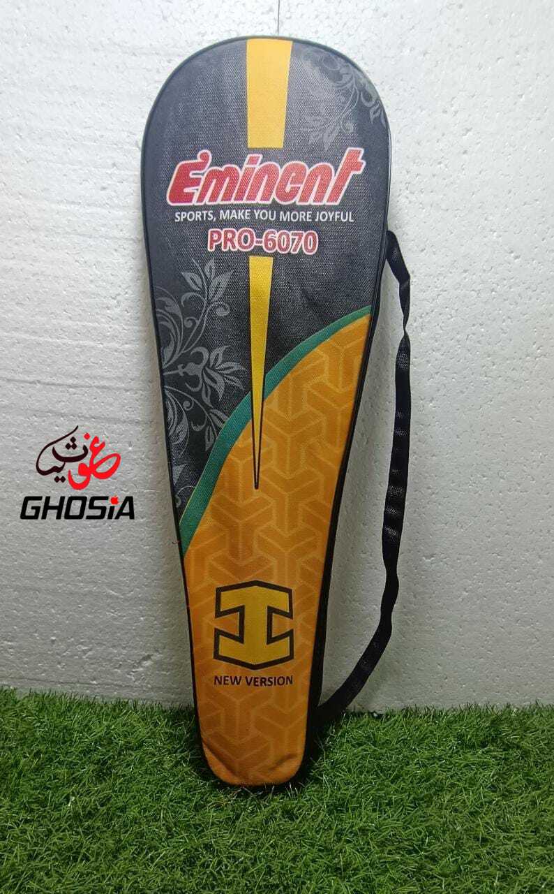Eminent Badminton Rackets PRO-6070, All Black For Kids,Adults and Amateur players - Ghosia Mall's