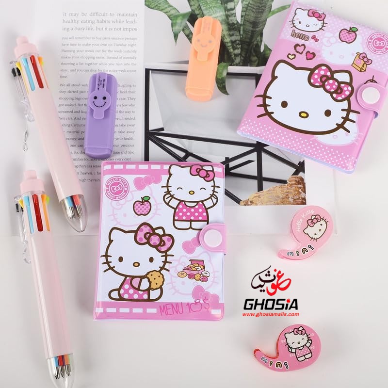 Hello Kitty Edition Small Autograph Diary With Mini Princess Ballpoint Little Themed Stationery Gift - Ghosia Mall's