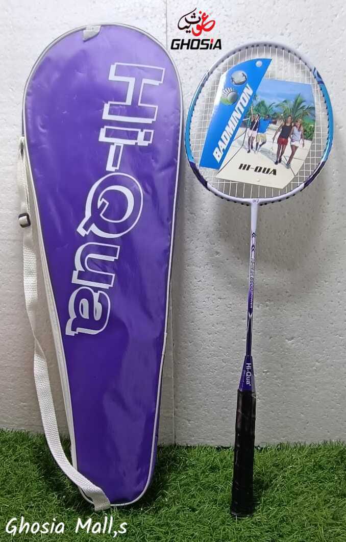 Hi Qua 8600 Badminton Racket Pair with Beautiful Color Bag - Ghosia Mall's