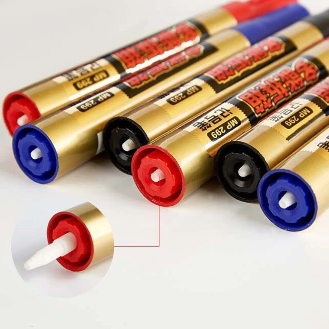 Multi-function Unpacking Marker Pen Set of 3 Permanent Marker Original Branded Baoke Set of 3 Permanent Markers With Unboxing Function - Ghosia Mall's