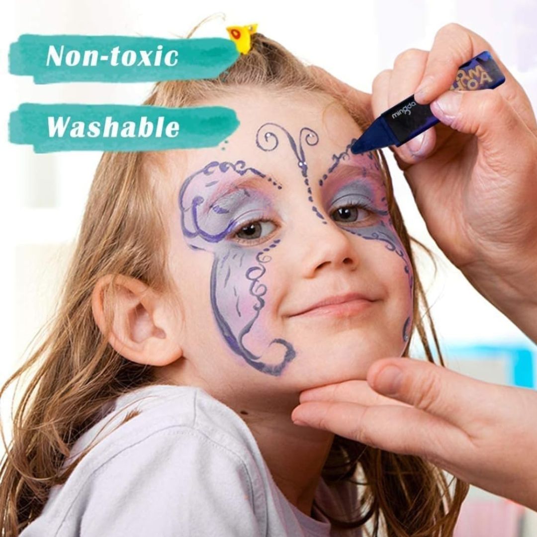 12 Colors Body Paint Crayons Art Painting Pencils Makeup Kids Face Paint - Ghosia Mall's