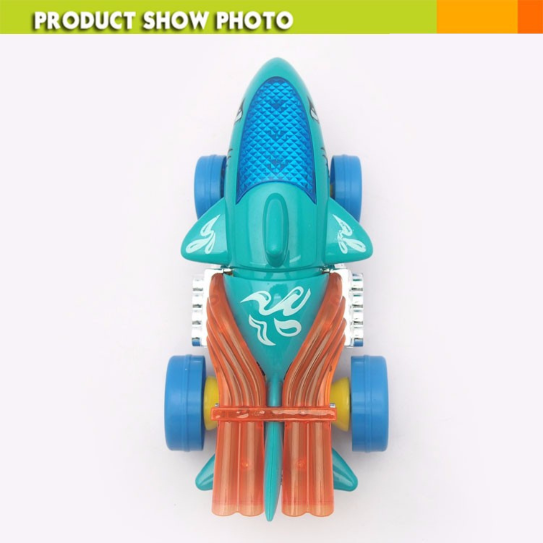 Shark Raid Car For Kids With Bump & Go feature, Lighting And Sounds - Ghosia Mall's