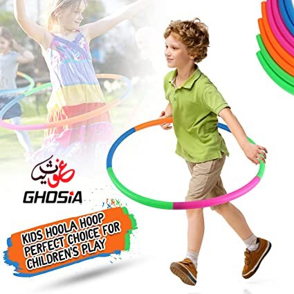 Colorful Hula Hoop Ring Exercise and Fitness Collapsible Adjustable for Kids and Adults - Ghosia Mall's