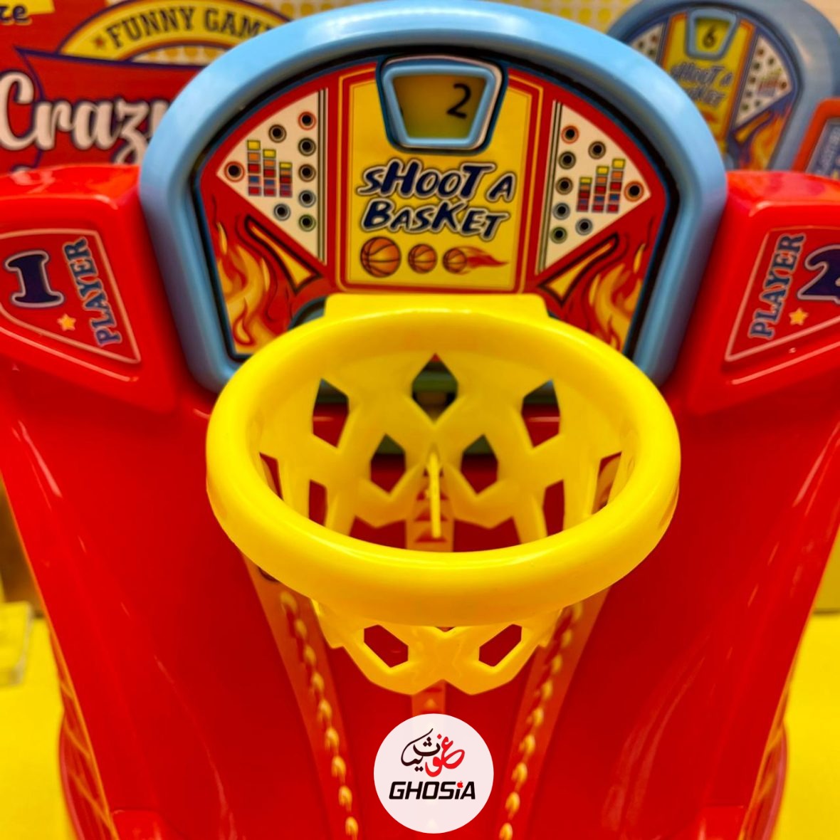 Basketball Game, Indoor Basketball Shooting Slap Shooter Game for Kids and Adults, Desk Games for Office for Adults, Great Gift Idea for Boys and Girls - Ghosia Mall's