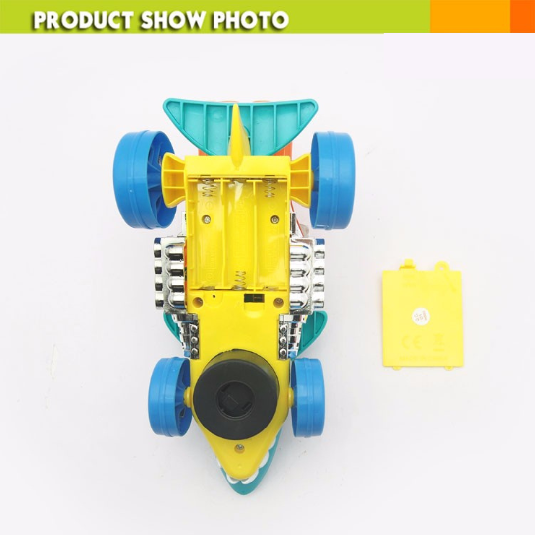Shark Raid Car For Kids With Bump & Go feature, Lighting And Sounds - Ghosia Mall's