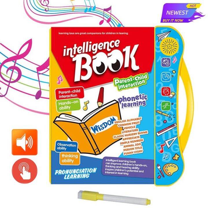 Electronic Intelligence Study Learning Book For Toddlers Pre School Learning Educational Phonetic Learning - Ghosia Mall's