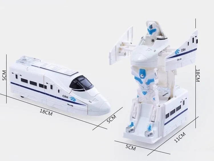 Transformer Robot Deformation Robot Train & Worries Reboot Toys for Kids - Ghosia Mall's