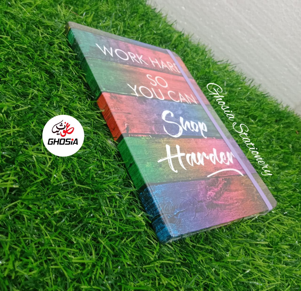 Motivational Cover Colorful Wallpaper Diary Size A5 Travel Notepad Journal - Ghosia Mall's