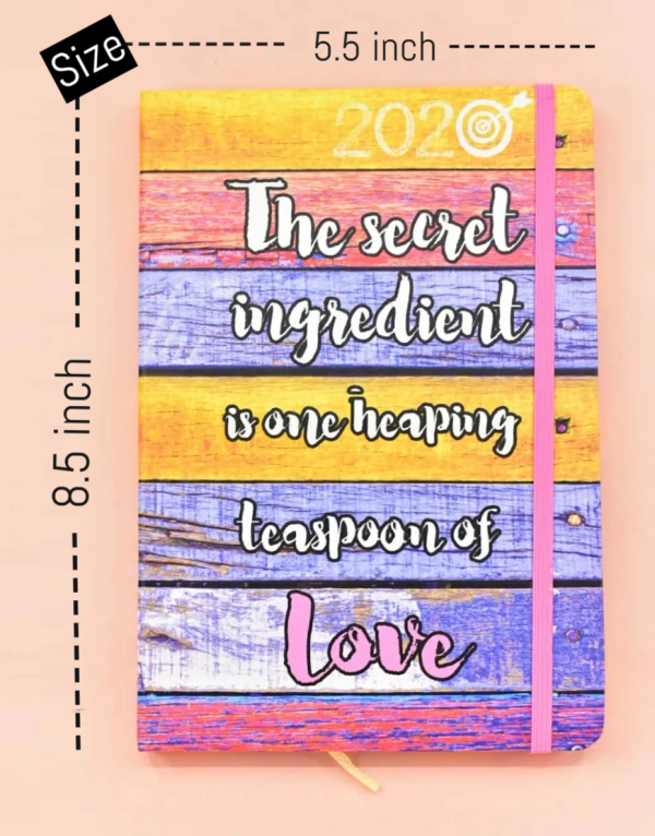 Motivational Cover Colorful Wallpaper Diary Size A5 Travel Notepad Journal - Ghosia Mall's