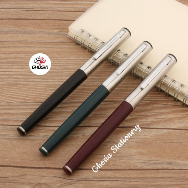 Classic Design Sleek Body Bahadur 240 Refillable Fountain Pen - Ghosia Mall's