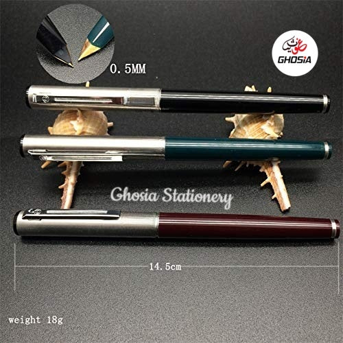 Classic Design Sleek Body Bahadur 240 Refillable Fountain Pen - Ghosia Mall's