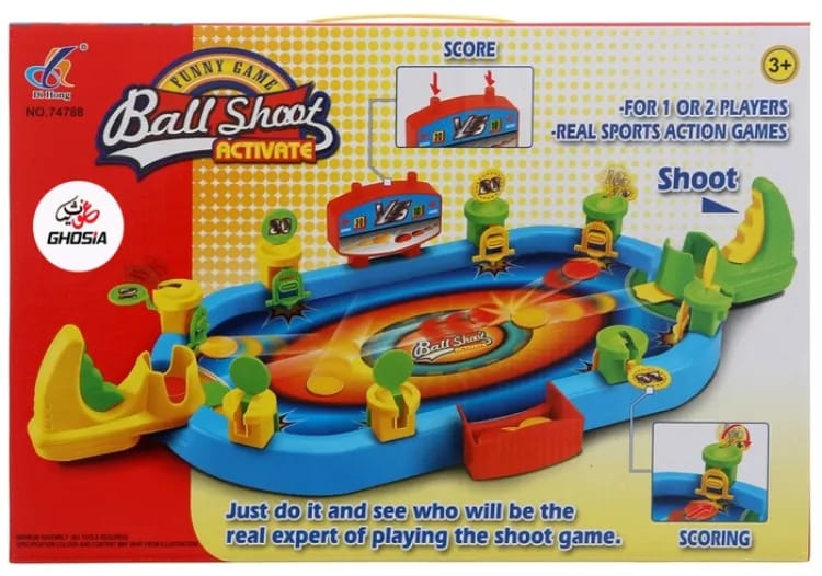 Ball Shoot Activate Game Real Sports Action Games for 1 or two Players - Ghosia Mall's