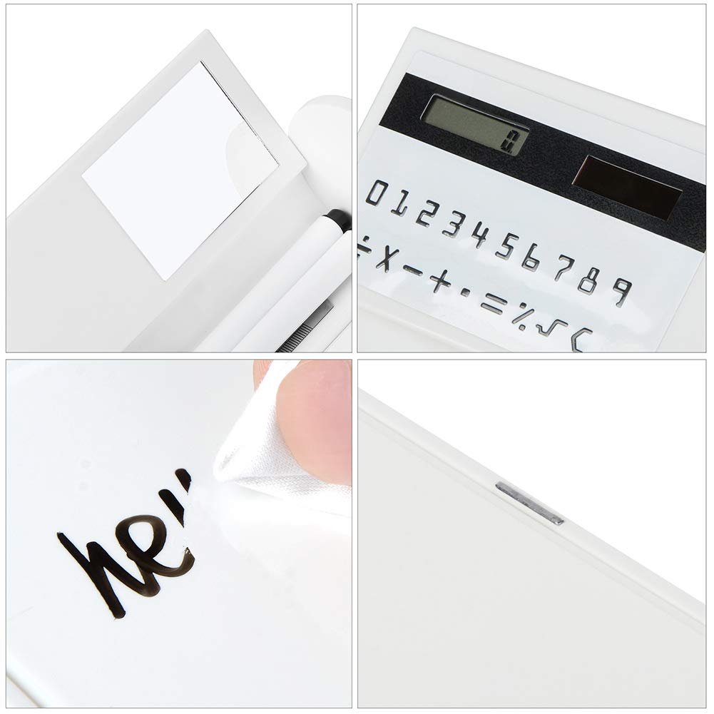 Creative Cartoon High Capacity Bottle Shape Pencil Case With Whiteboard, Markers & Cute Accessories Solar Calculator Magnetic Lock For Kids & Adults