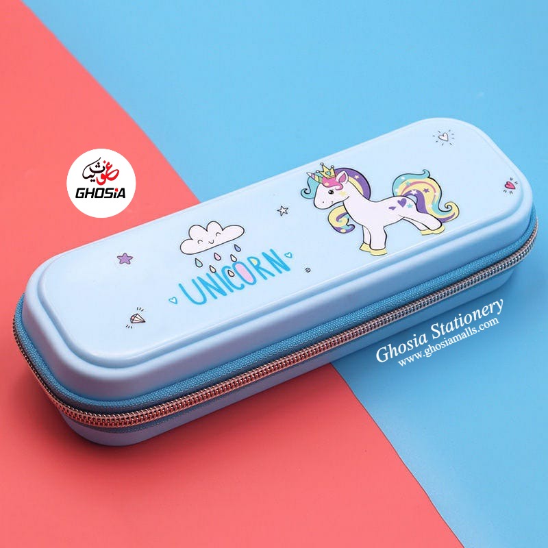 Beautiful Cute Characters Geometry Box Cartoon Geometry Pouch Themed Stationery Pouches For Kids - Ghosia Mall's