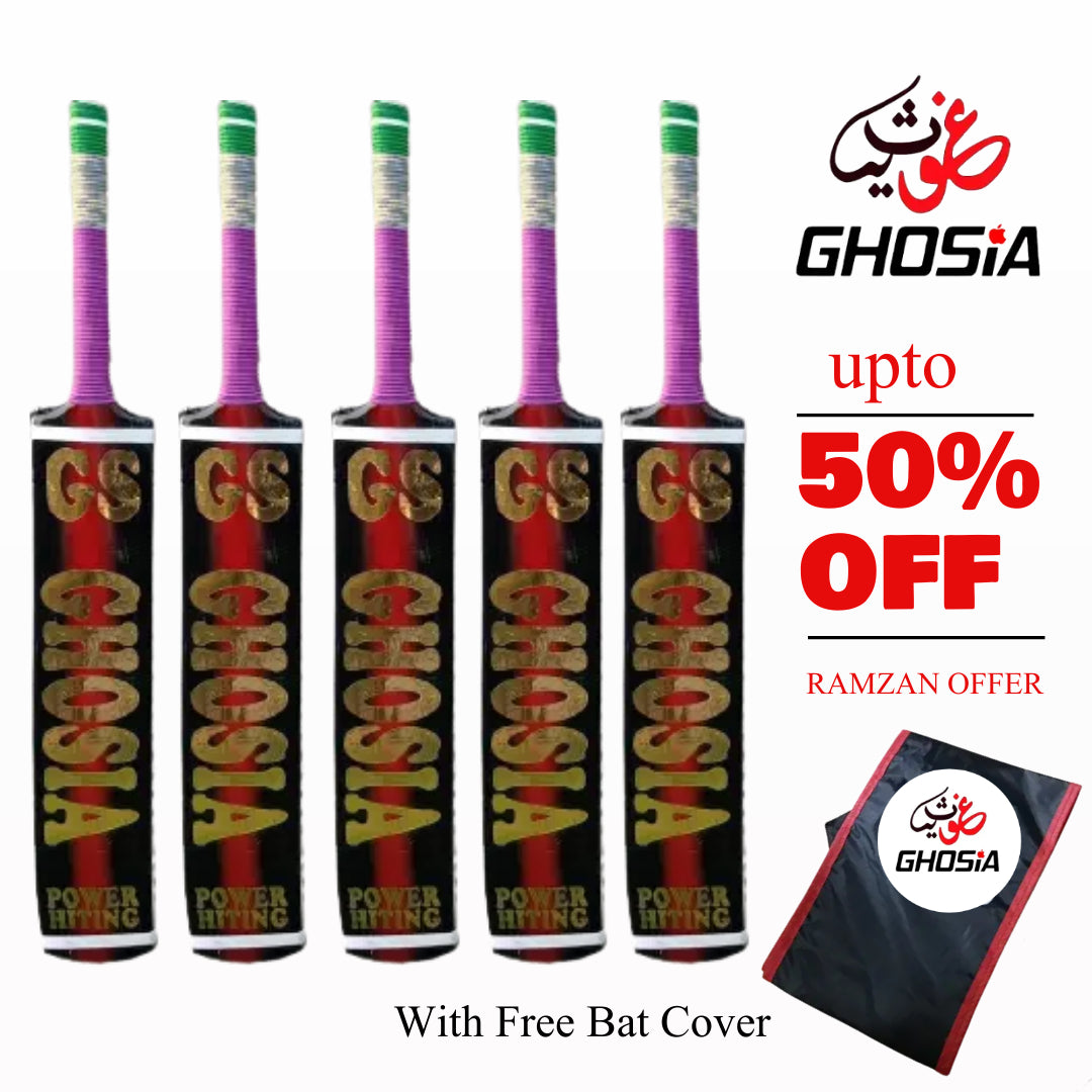 Ghosia Sports Power Hitting Edition Cricket Bat Cricket Accessories - Ghosia Mall's