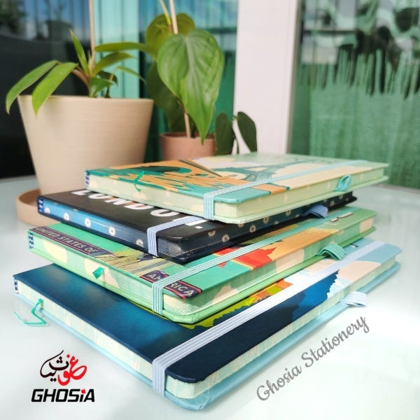Famous Countries Hard Cover Colorful 160 Pages Travel Pocket Diary - Ghosia Mall's