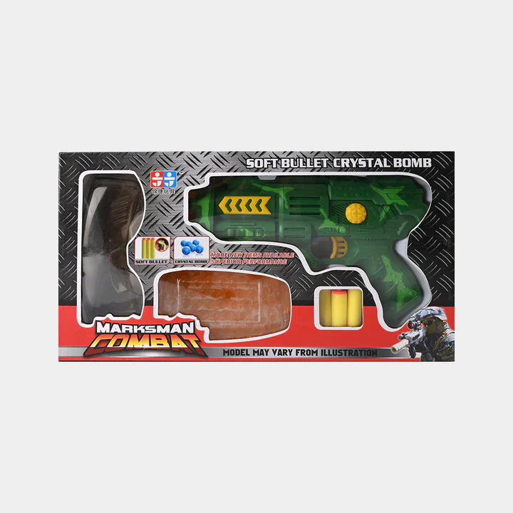 Marksman Combat Water Orbeez & Soft Bullet Dart Gun: Action Play Toy for Ultimate Fun! - Ghosia Mall's