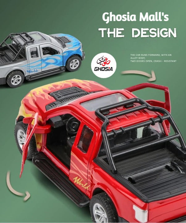 Alloy Car Model Toy Diecast Metal Car Pull Back Mini Pickup Car Model Toy - Ghosia Mall's
