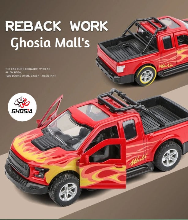Alloy Car Model Toy Diecast Metal Car Pull Back Mini Pickup Car Model Toy - Ghosia Mall's
