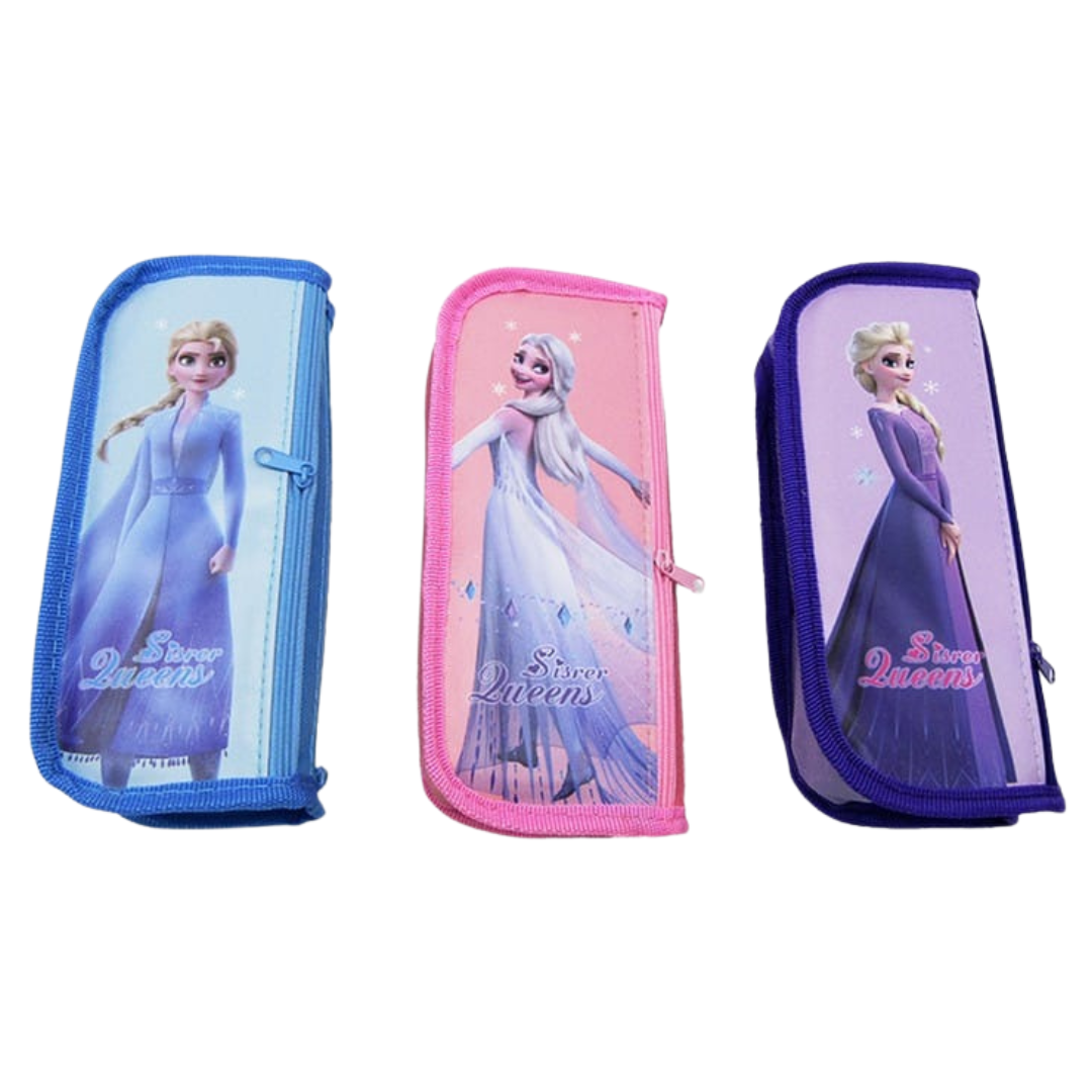 Disney Character Theme Sweet Stationery Pouches For Boys & Girls Colorful Fabric Geometry Bags/Pouch