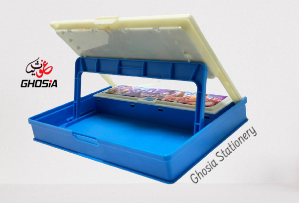 Kids Favorite Cartoon Characters Geometry Box With Game And Writing & Drawing White Board - Ghosia Mall's
