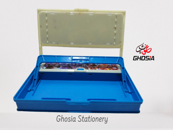 Kids Favorite Cartoon Characters Geometry Box With Game And Writing & Drawing White Board - Ghosia Mall's