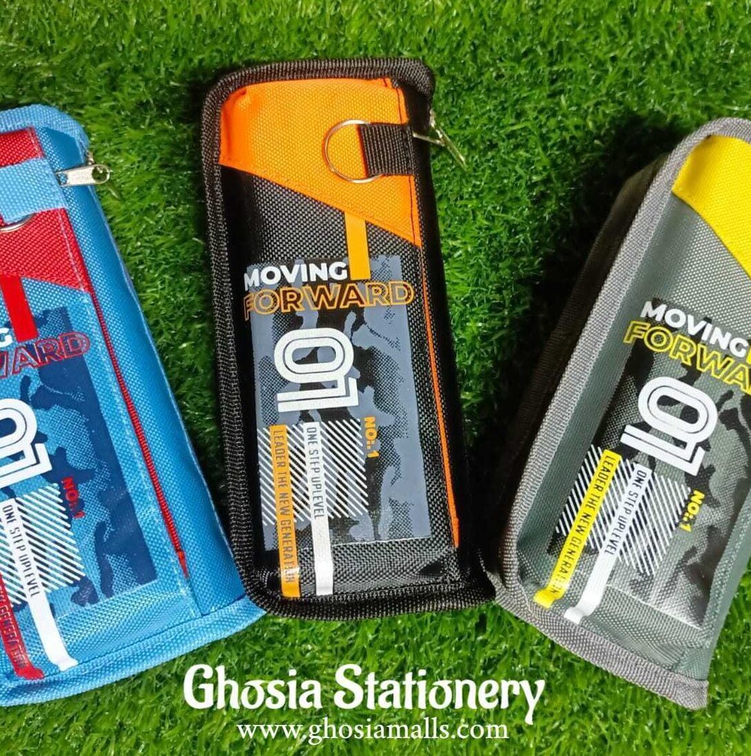 Beautiful Geometry Pouch For Girls & Boys-Moving Forward Love Moments Stationery Pouches - Ghosia Mall's