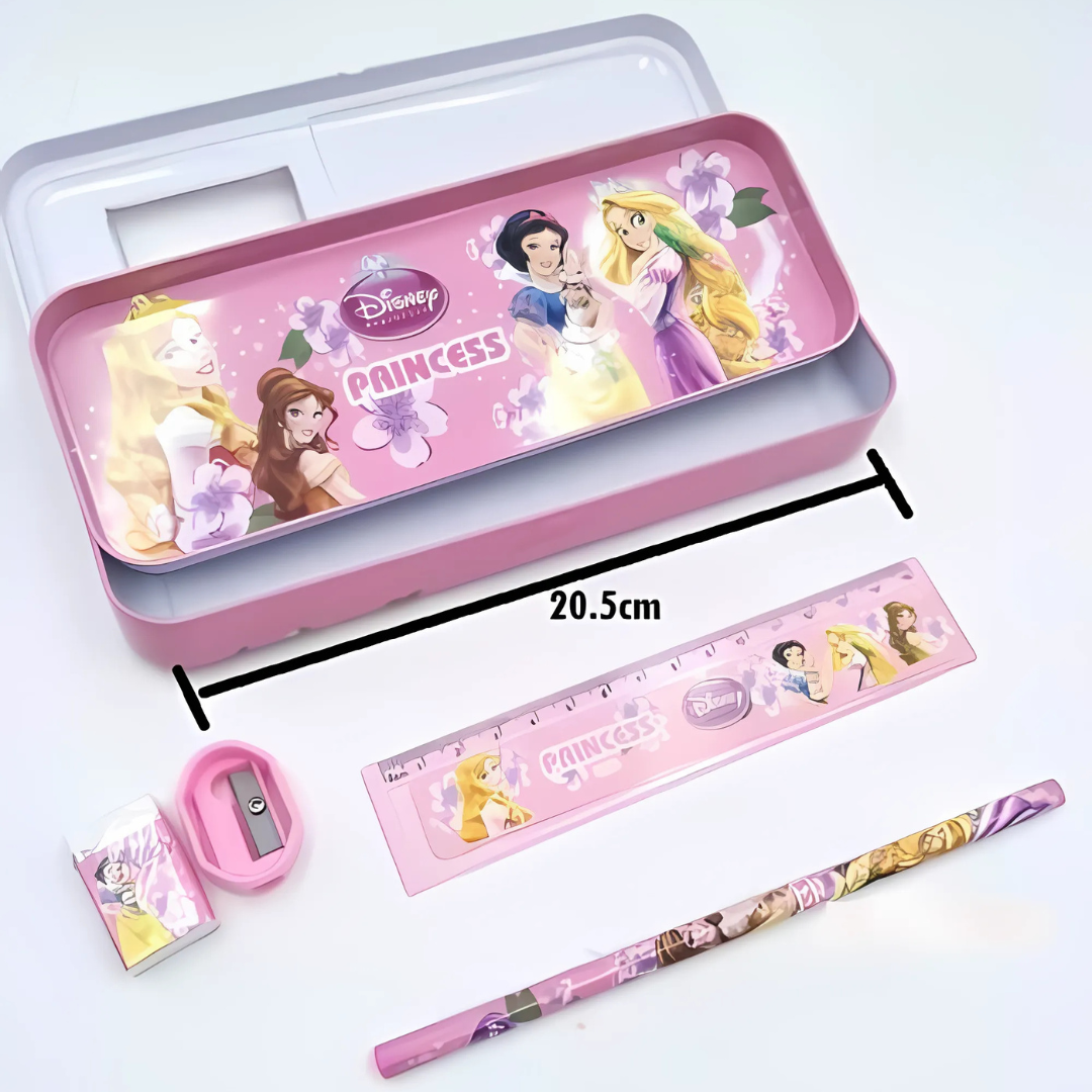 Kids Metallic Geometry Box With Stationery Gift For Boys & Girls