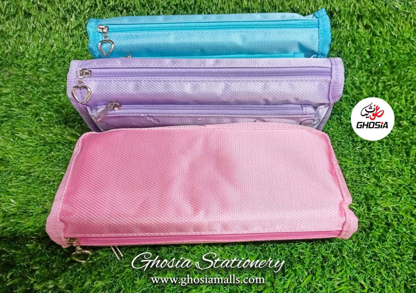 Beautiful Geometry Pouch For Girls & Boys-Moving Forward Love Moments Stationery Pouches - Ghosia Mall's